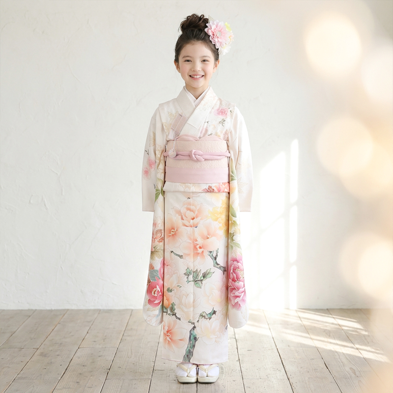七五三着物7歳女の子画像