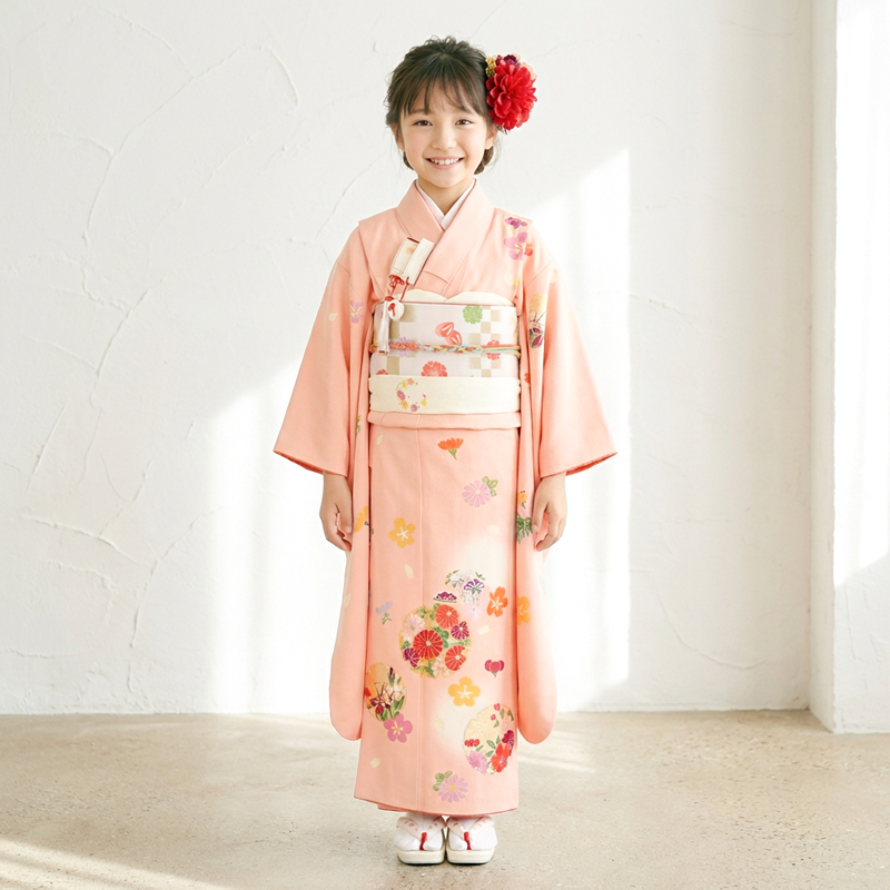 七五三着物7歳女の子画像