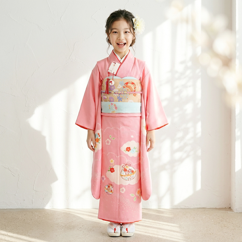七五三着物7歳女の子画像