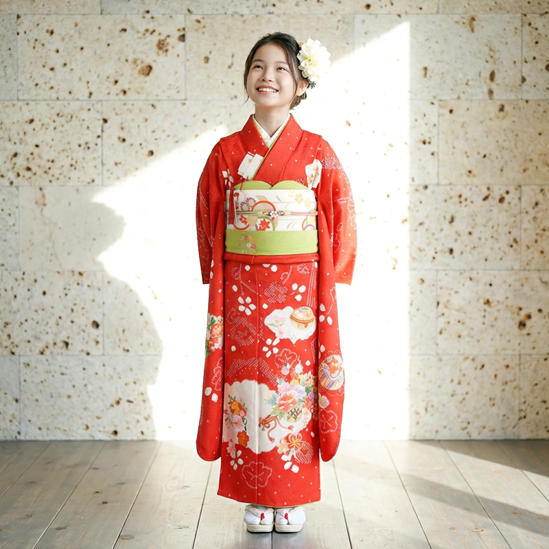 七五三着物7歳女の子画像