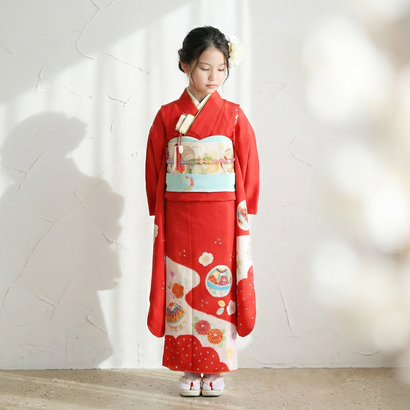 七五三着物7歳女の子画像