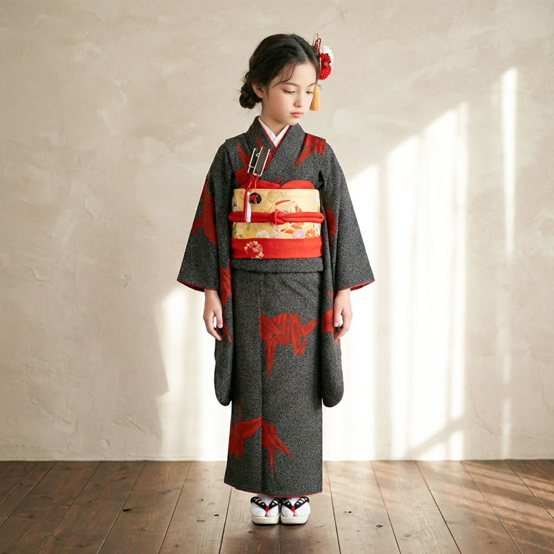 七五三着物7歳女の子画像