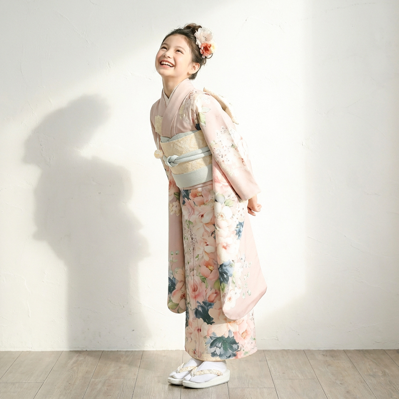 七五三着物7歳女の子画像