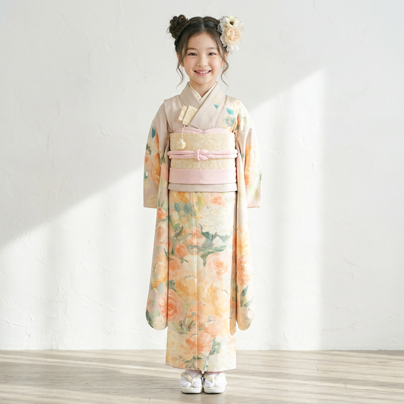 七五三着物7歳女の子画像