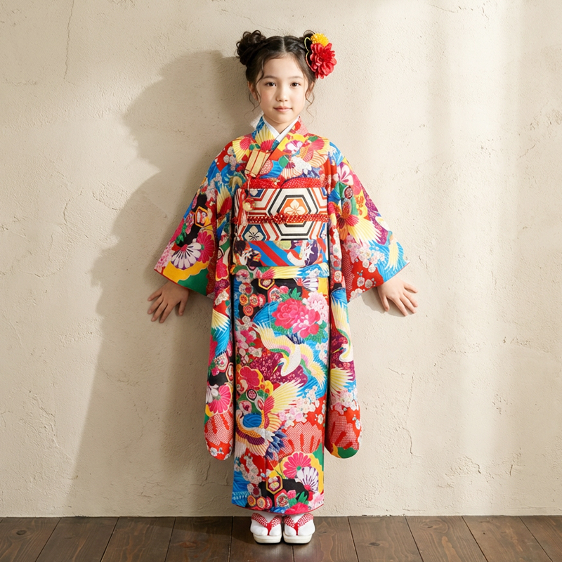七五三着物7歳女の子画像