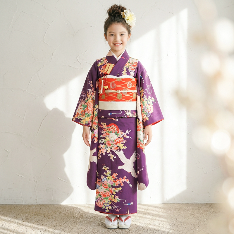 七五三着物7歳女の子画像