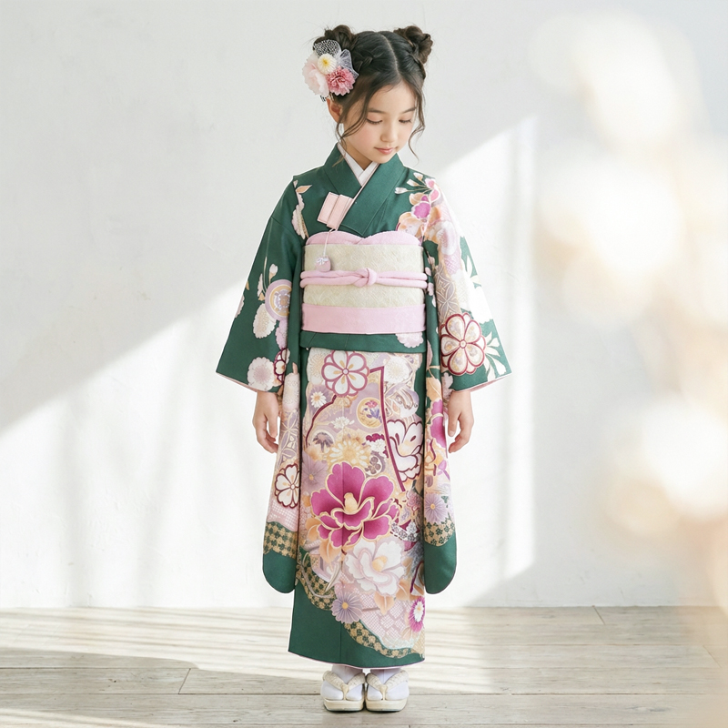 七五三着物7歳女の子画像