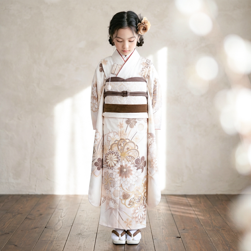 七五三着物7歳女の子画像
