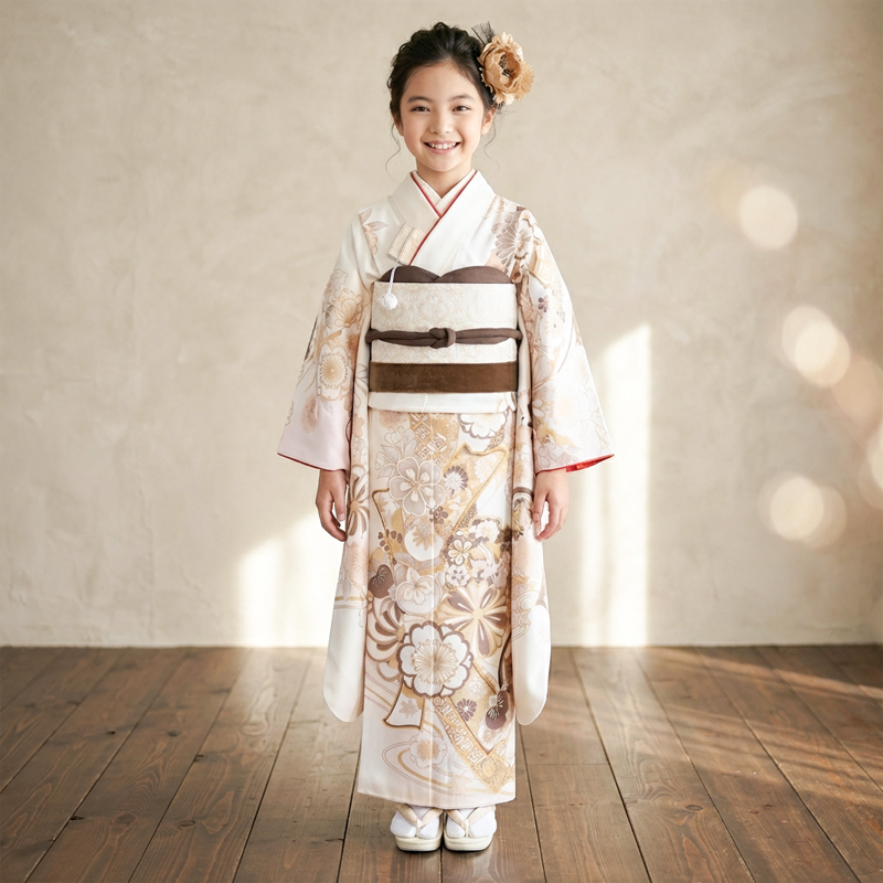 七五三着物7歳女の子画像