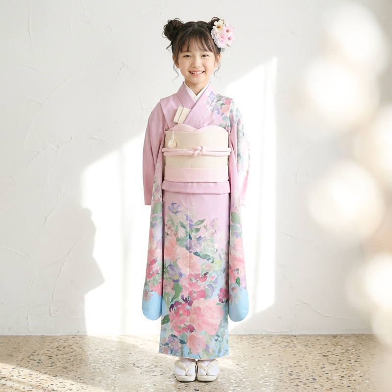 七五三着物7歳女の子画像