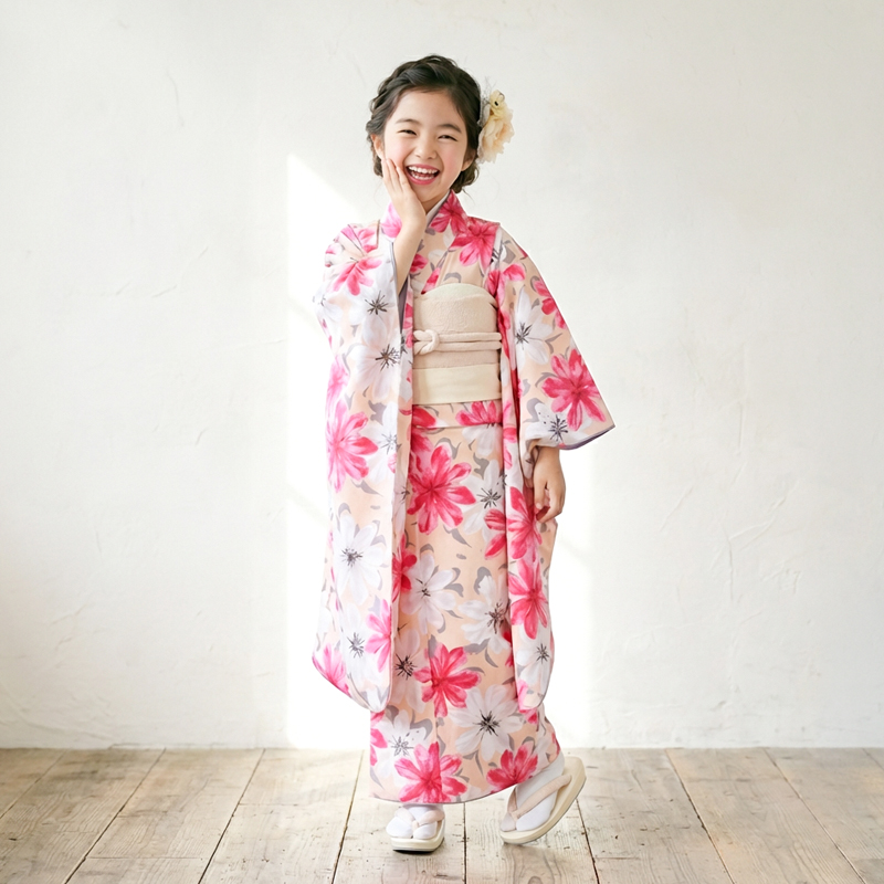 七五三着物7歳女の子画像