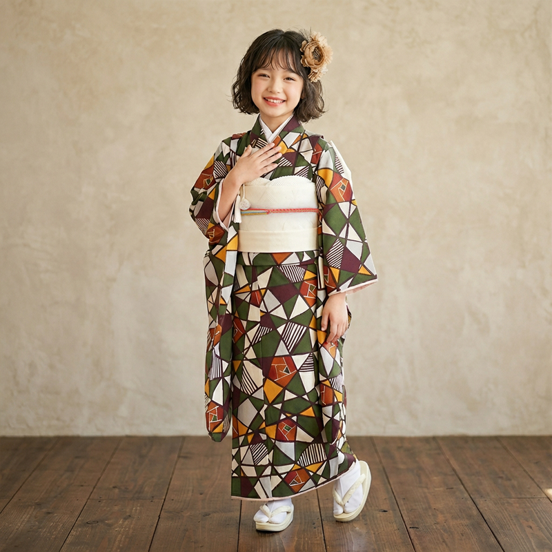 七五三着物7歳女の子画像