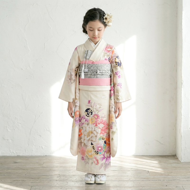七五三着物7歳女の子画像