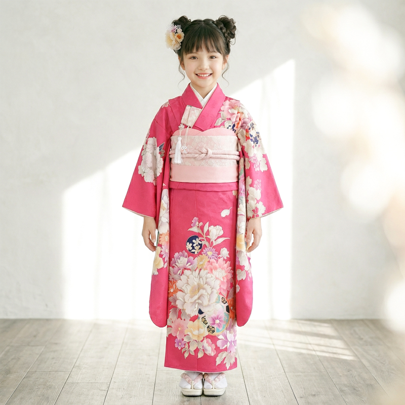 七五三着物7歳女の子画像