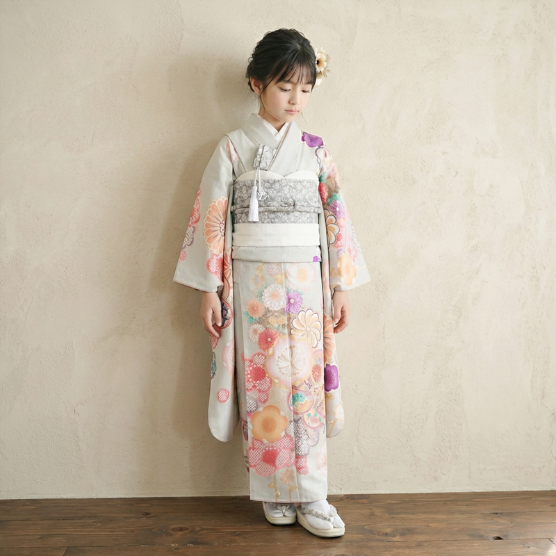 七五三着物7歳女の子画像