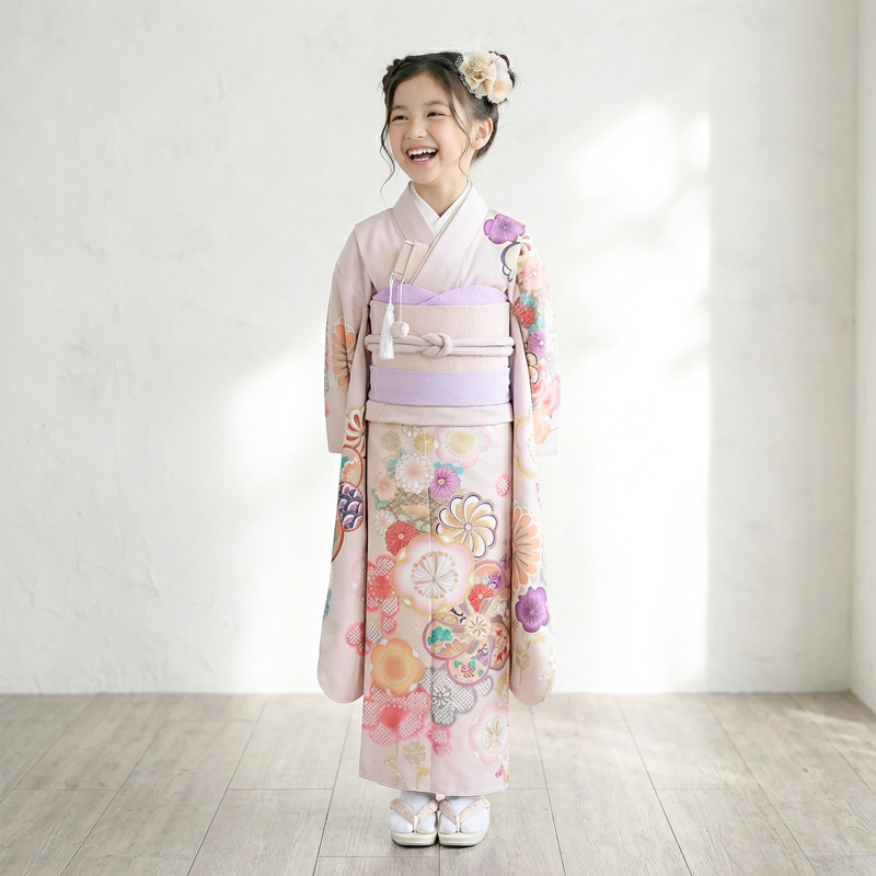 七五三着物7歳女の子画像