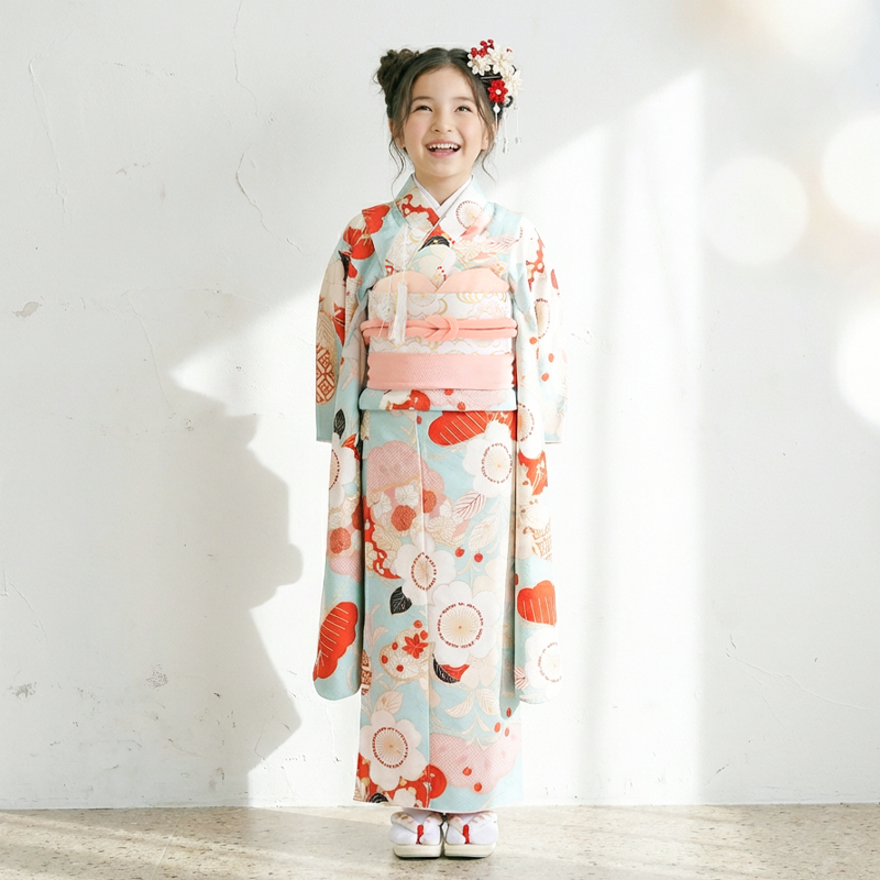 七五三着物7歳女の子画像