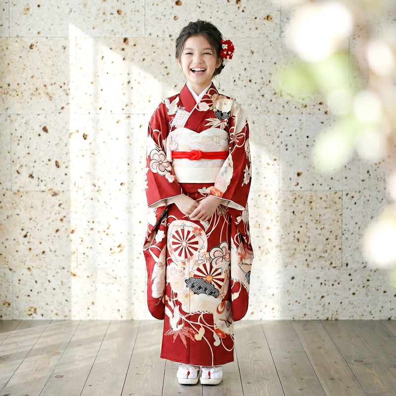 七五三着物7歳女の子画像