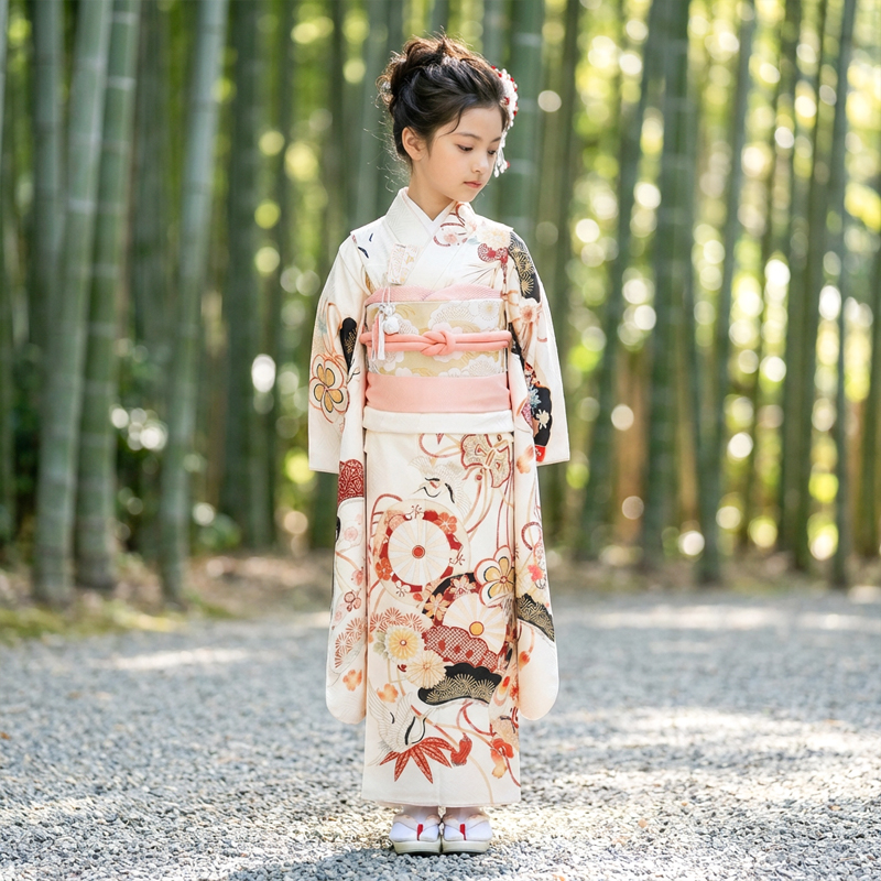 七五三着物7歳女の子画像