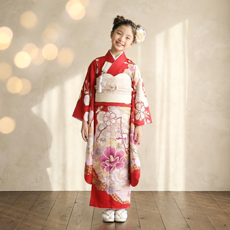 七五三着物7歳女の子画像
