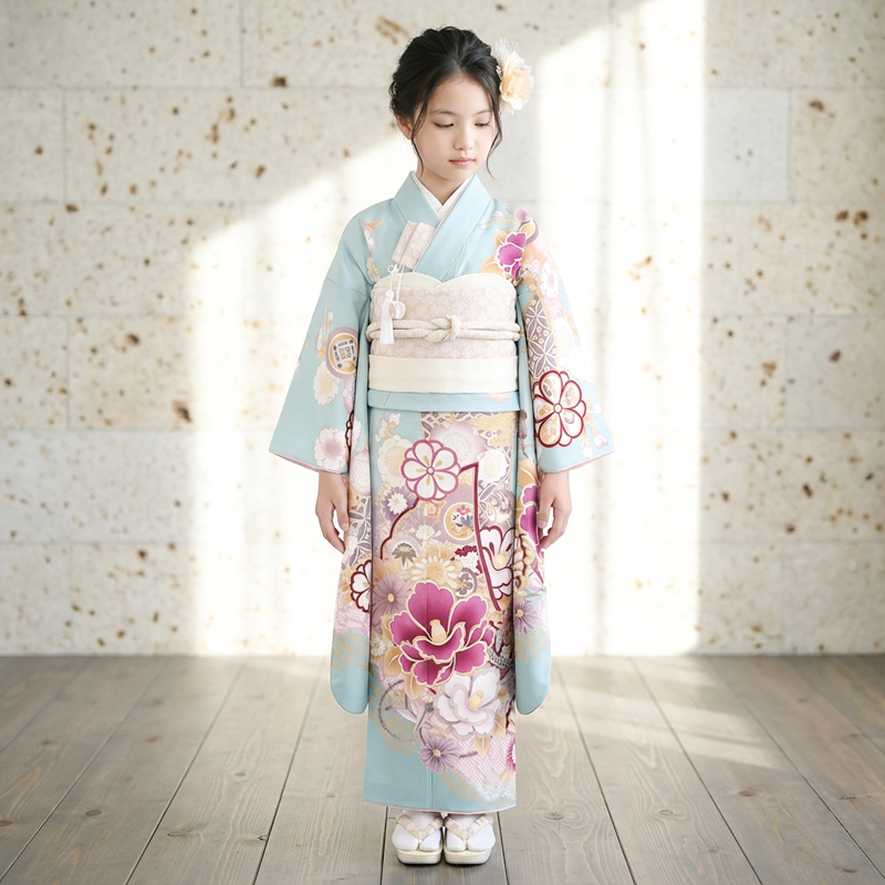 七五三着物7歳女の子画像