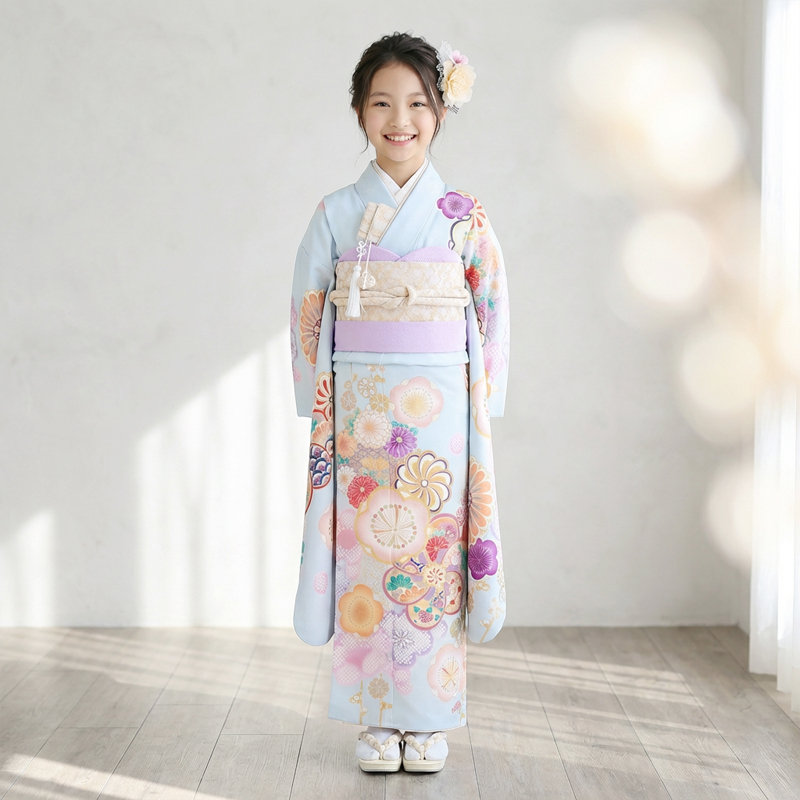 七五三着物7歳女の子画像