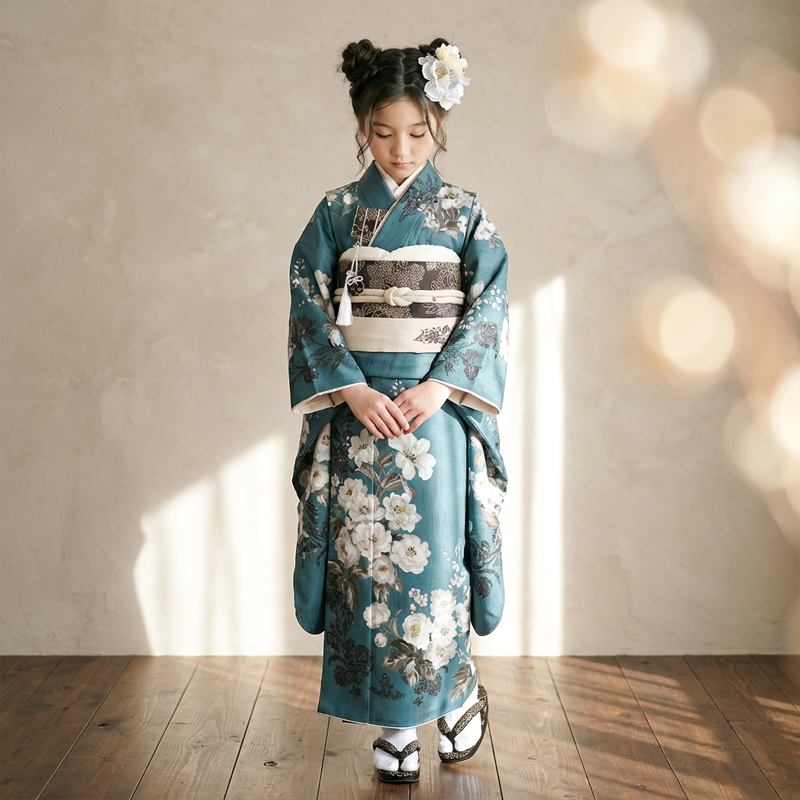 七五三着物7歳女の子画像
