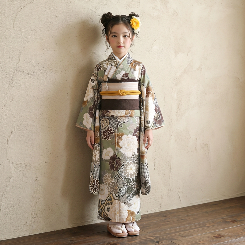 七五三着物7歳女の子画像
