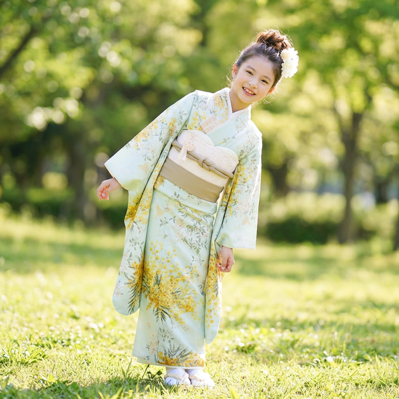 七五三着物7歳女の子画像