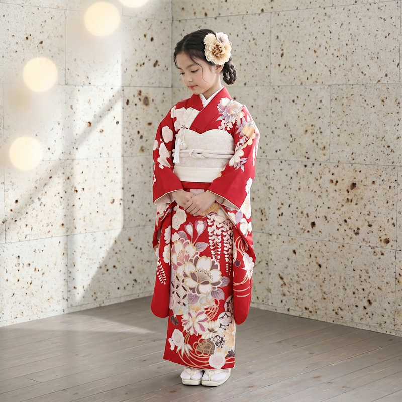 七五三着物7歳女の子画像