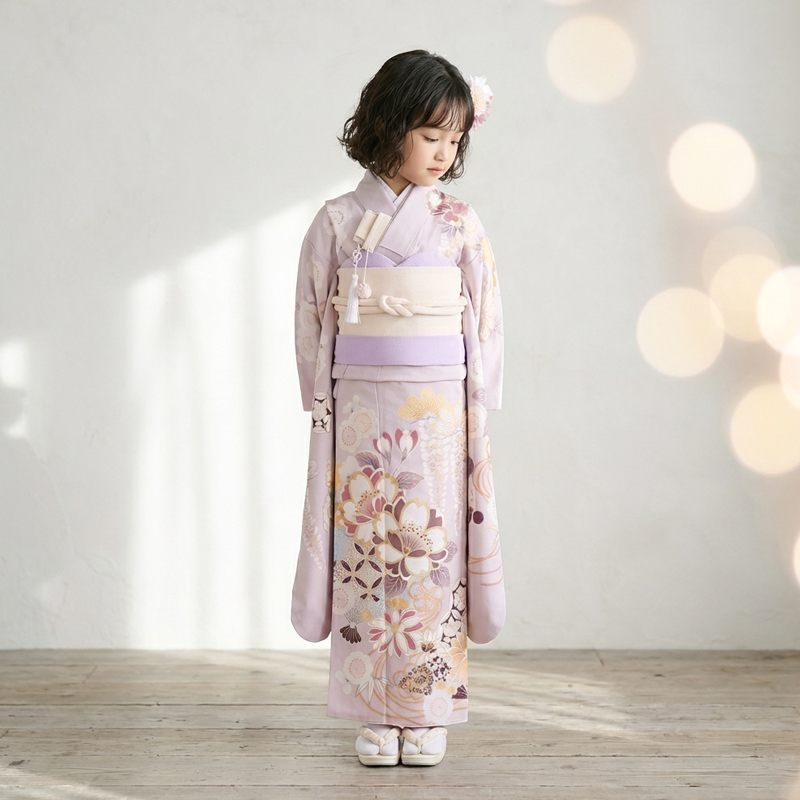 七五三着物7歳女の子画像