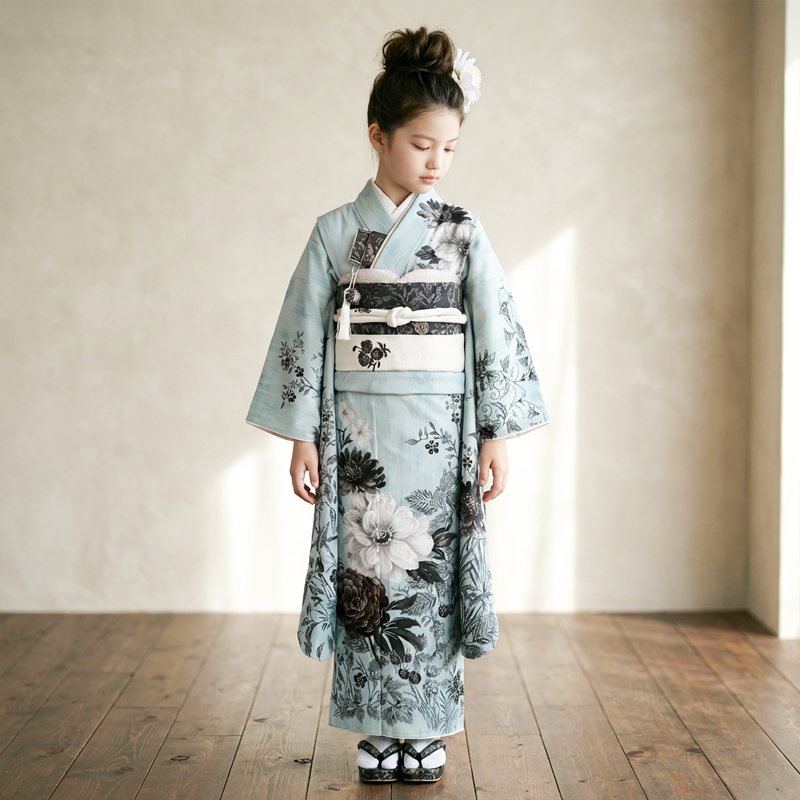七五三着物7歳女の子画像