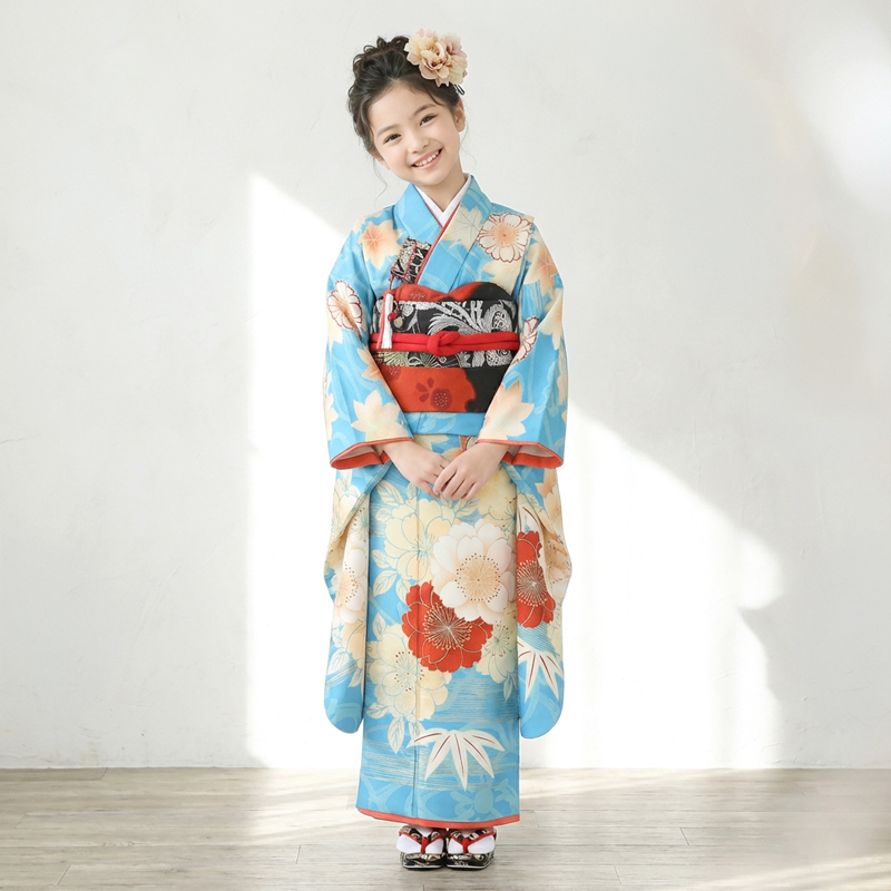 七五三着物7歳女の子画像