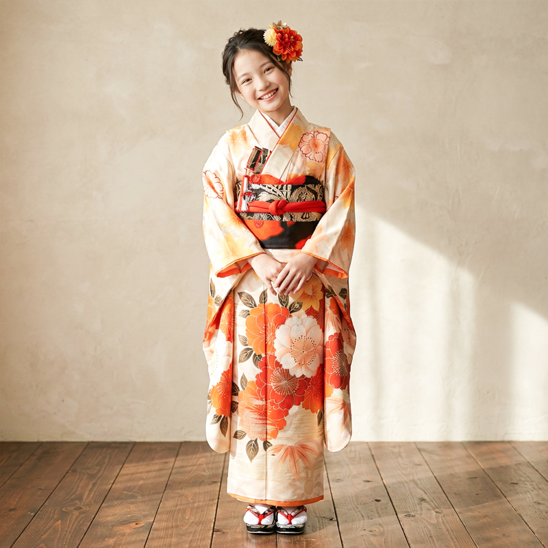 七五三着物7歳女の子画像