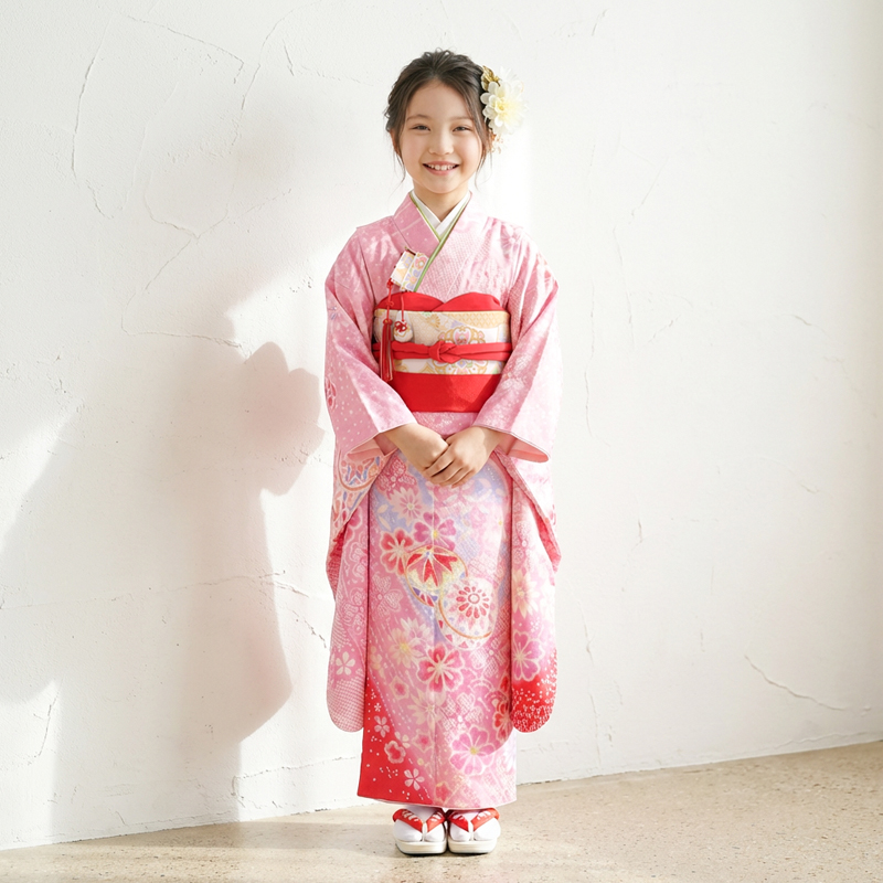 七五三着物7歳女の子画像