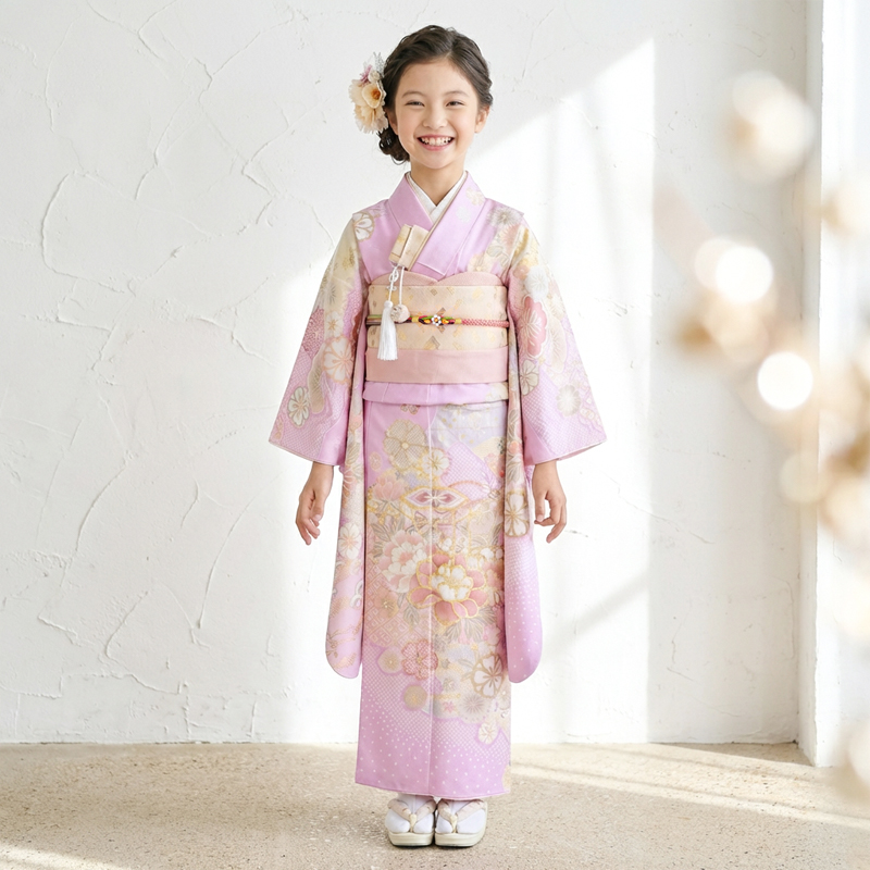 七五三着物7歳女の子画像