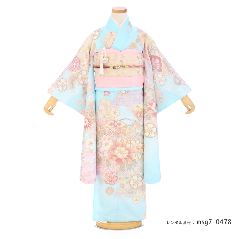 七五三着物7歳女の子画像