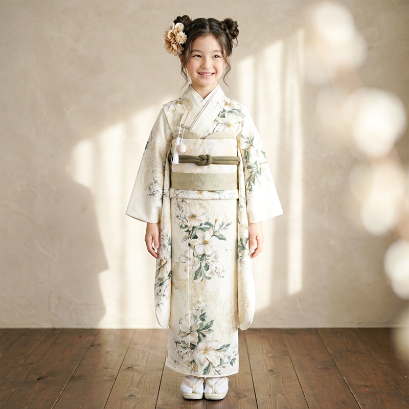 七五三着物7歳女の子画像