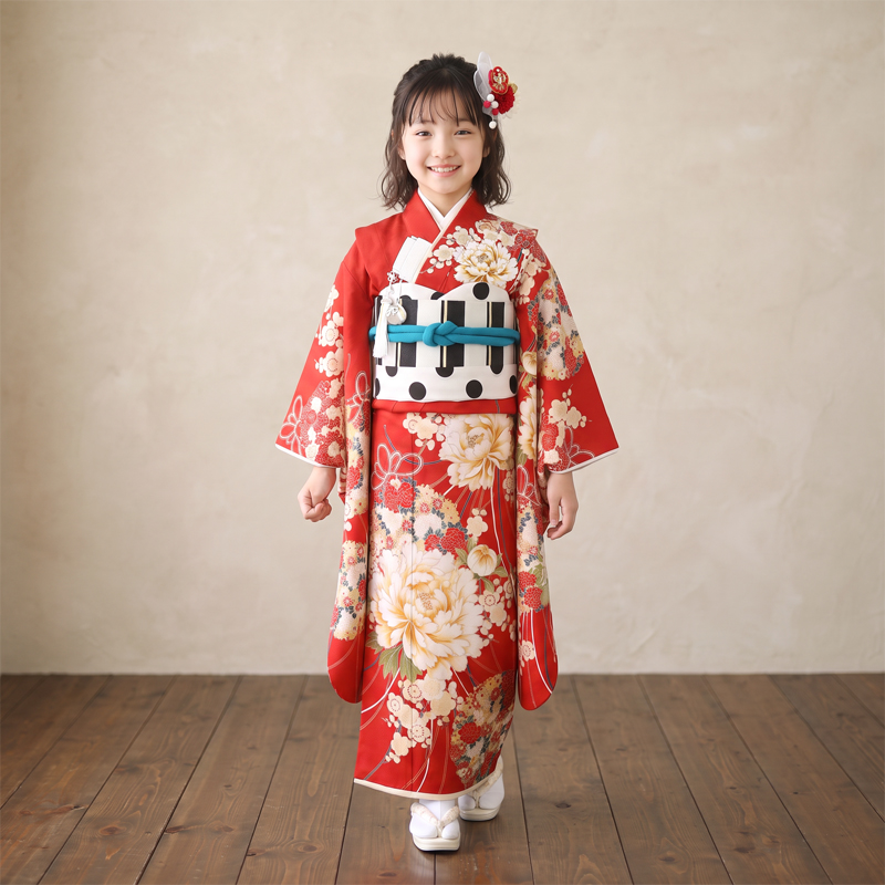 七五三着物7歳女の子画像