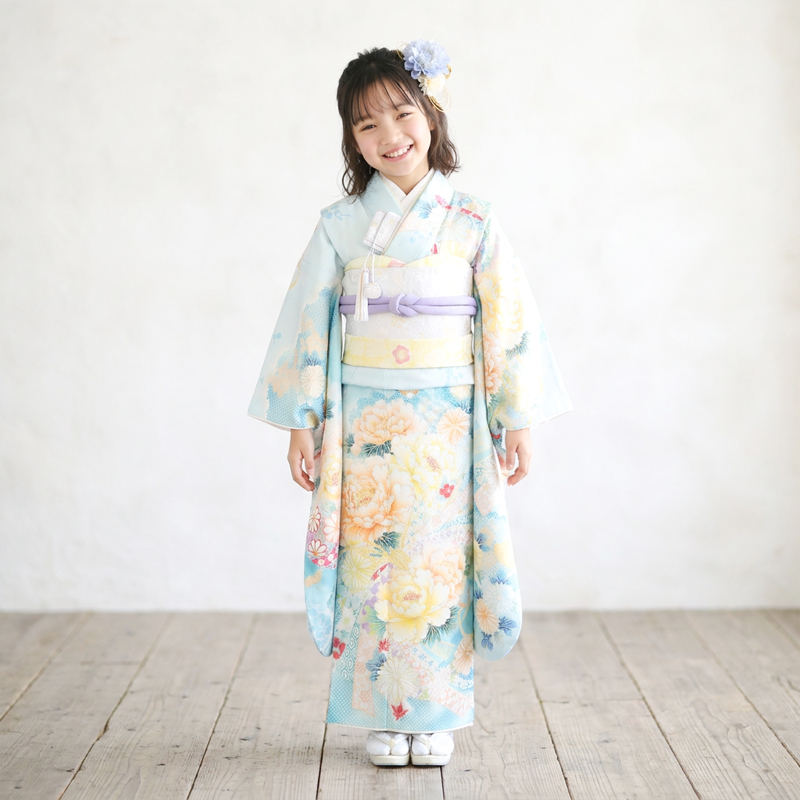 七五三着物7歳女の子画像