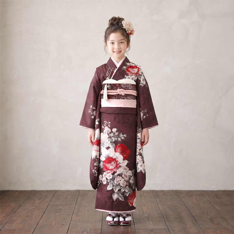七五三着物7歳女の子画像