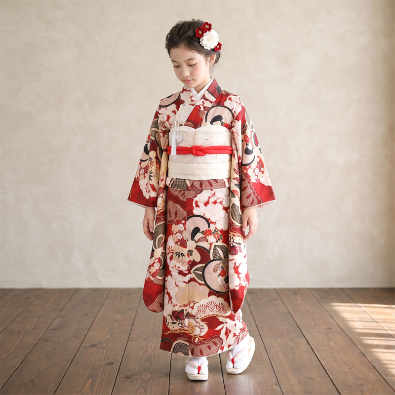 七五三着物7歳女の子画像