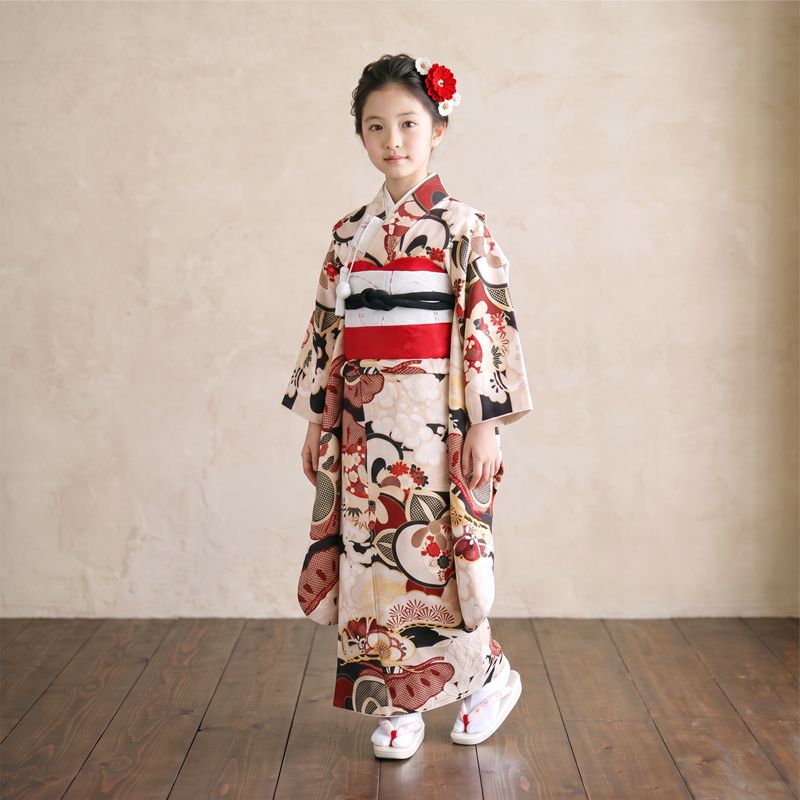 七五三着物7歳女の子画像